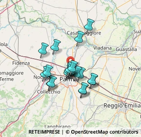 Mappa SS343, 43122 Parma PR, Italia (9.903)