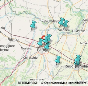 Mappa SS343, 43122 Parma PR, Italia (14.83727)