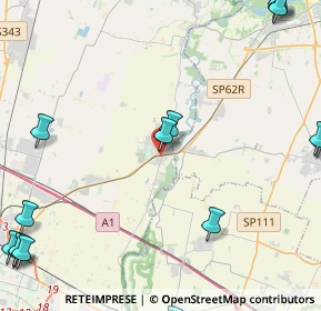 Mappa Via Guglielmo Marconi, 43058 Sorbolo PR, Italia (7.4915)