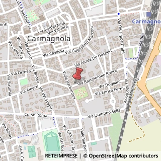 Mappa Via Conte Carmagnola, 1, 10022 Carmagnola, Torino (Piemonte)