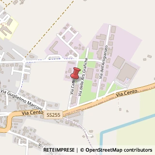 Mappa Via Delle Arti Grafiche, 44049 Vigarano Mainarda, Ferrara (Emilia Romagna)