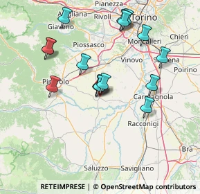 Mappa Via Virle, 10065 Vigone TO, Italia (14.38625)