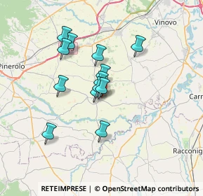 Mappa Via Virle, 10065 Vigone TO, Italia (5.44385)
