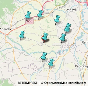 Mappa Via Virle, 10065 Vigone TO, Italia (6.19538)