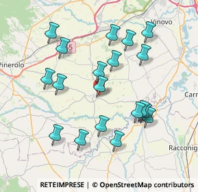 Mappa Via Virle, 10065 Vigone TO, Italia (7.61842)