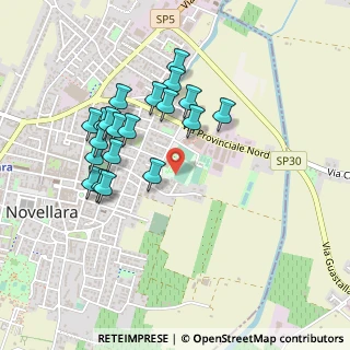 Mappa Via Cimarosa, 42017 Novellara RE, Italia (0.442)