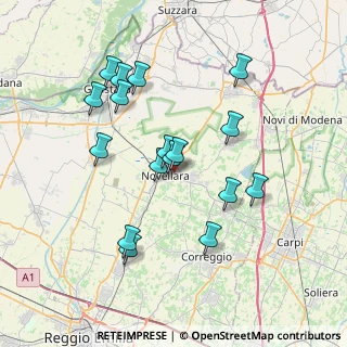 Mappa Via Cimarosa, 42017 Novellara RE, Italia (7.05882)