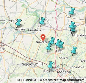Mappa Via Gonzaga, 42017 Novellara RE, Italia (17.71308)