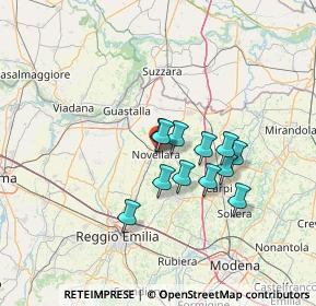 Mappa Via Gonzaga, 42017 Novellara RE, Italia (10.2075)