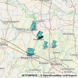 Mappa Via Gonzaga, 42017 Novellara RE, Italia (9.06385)