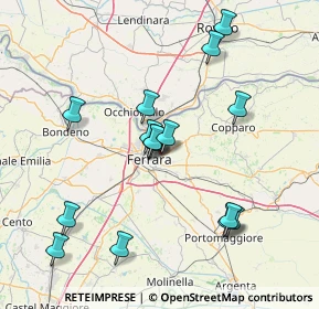 Mappa Via Anna Banti, 44123 Ferrara FE, Italia (14.81125)