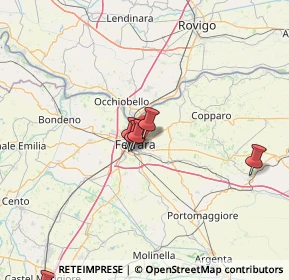 Mappa Via Anna Banti, 44123 Ferrara FE, Italia (27.58636)