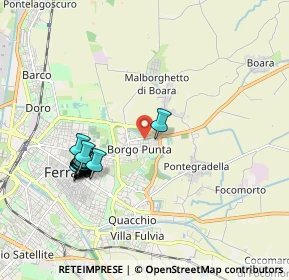 Mappa Via Anna Banti, 44123 Ferrara FE, Italia (1.95714)