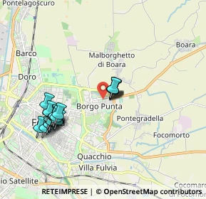 Mappa Via Anna Banti, 44123 Ferrara FE, Italia (1.843)