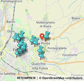 Mappa Via Anna Banti, 44123 Ferrara FE, Italia (1.91316)