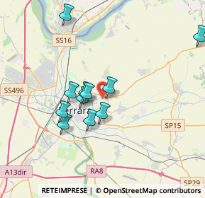 Mappa Via Anna Banti, 44123 Ferrara FE, Italia (3.22)