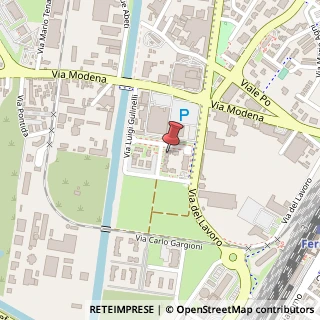 Mappa Via Luchino Visconti, 1/B, 44122 Ferrara, Ferrara (Emilia Romagna)