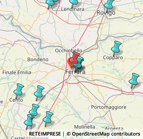 Mappa Via Ugo Tognazzi, 44122 Ferrara FE, Italia (20.8925)