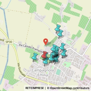 Mappa Cimitero, 42012 Campagnola Emilia RE, Italia (0.3995)