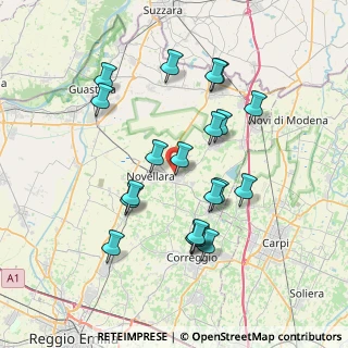 Mappa Cimitero, 42012 Campagnola Emilia RE, Italia (7.1995)