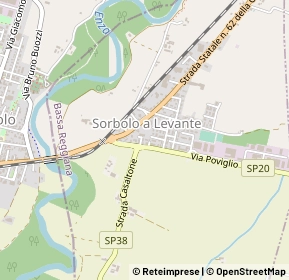 Mappa Strada Brescello - Poviglio, 42041 Brescello RE, Italia (0.33462)
