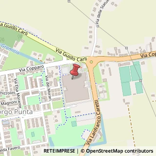 Mappa Via Copparo, 132, 44123 Bondeno, Ferrara (Emilia Romagna)