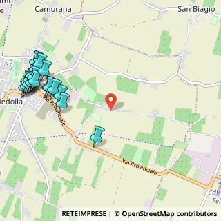 Mappa Via Rubadello, 41036 Medolla MO, Italia (1.4945)