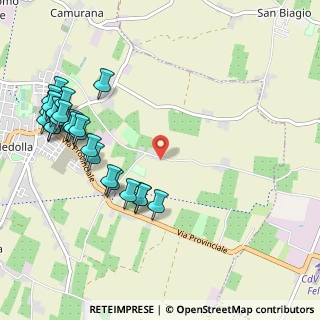 Mappa Via Rubadello, 41036 Medolla MO, Italia (1.27778)