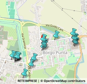 Mappa Via Copparo 6 in angolo con, 44123 Ferrara FE, Italia (0.588)