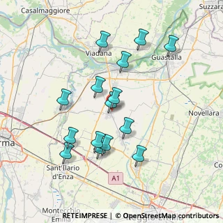 Mappa Via Alessandro Volta, 42028 Poviglio RE, Italia (7.07733)