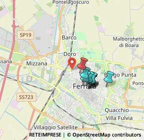 Mappa Viale Belvedere, 44121 Ferrara FE, Italia (1.48364)