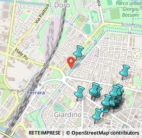 Mappa Viale Belvedere, 44121 Ferrara FE, Italia (0.688)