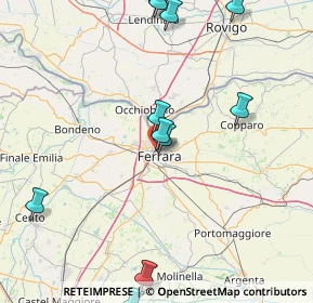 Mappa Viale Belvedere, 44121 Ferrara FE, Italia (21.81333)