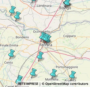 Mappa Viale Belvedere, 44121 Ferrara FE, Italia (21.86941)
