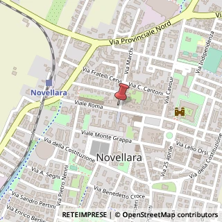 Mappa Via Andrea Costa, 1, 42017 Novellara, Reggio nell'Emilia (Emilia Romagna)