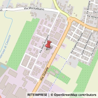 Mappa Via degli Artigiani, 25, 41036 Medolla, Modena (Emilia Romagna)