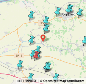 Mappa Via Cimitero, 44034 Copparo FE, Italia (4.947)