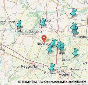 Mappa Via don Pasquino Borghi, 42017 Novellara RE, Italia (17.69846)