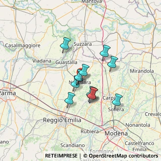 Mappa Via don Pasquino Borghi, 42017 Novellara RE, Italia (9.6025)