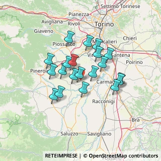 Mappa Via Pratorinaldo, 10067 Vigone TO, Italia (11.0345)