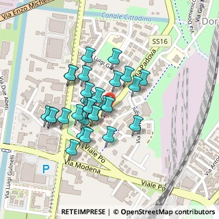 Mappa Via Comitato di Liberazione, 44122 Ferrara FE, Italia (0.17241)