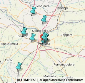 Mappa Via Comitato di Liberazione, 44122 Ferrara FE, Italia (9.87909)