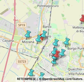 Mappa Via Comitato di Liberazione, 44122 Ferrara FE, Italia (2.17)