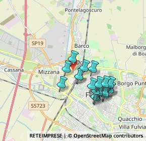 Mappa Via Comitato di Liberazione, 44122 Ferrara FE, Italia (1.6)