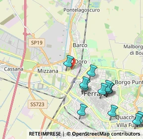 Mappa Via Comitato di Liberazione, 44122 Ferrara FE, Italia (2.46917)