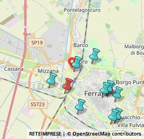 Mappa Via Comitato di Liberazione, 44122 Ferrara FE, Italia (2.20909)