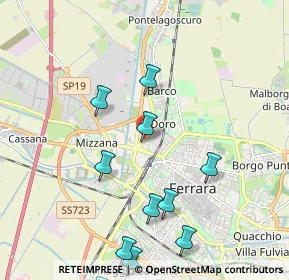 Mappa Via Comitato di Liberazione, 44122 Ferrara FE, Italia (2.61083)