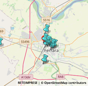 Mappa Via Comitato di Liberazione, 44122 Ferrara FE, Italia (2.26909)