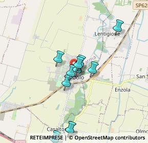 Mappa Via Italo Focherini, 43058 Sorbolo PR, Italia (1.5575)