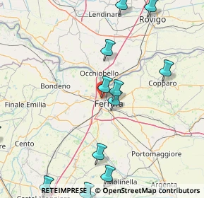 Mappa Via Mario Tenani, 44122 Ferrara FE, Italia (22.72714)